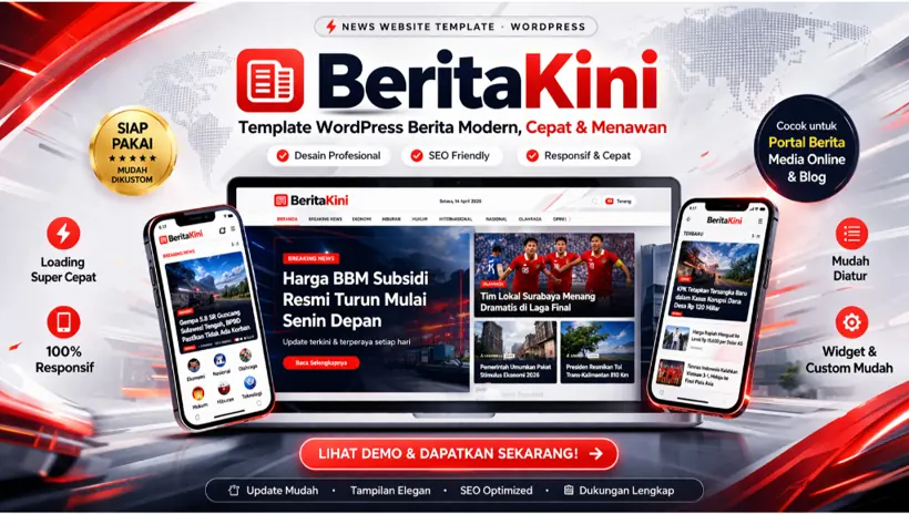 Template WordPress BeritaKini