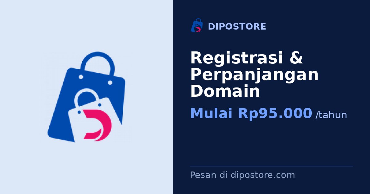 Registrasi & Perpanjangan Domain