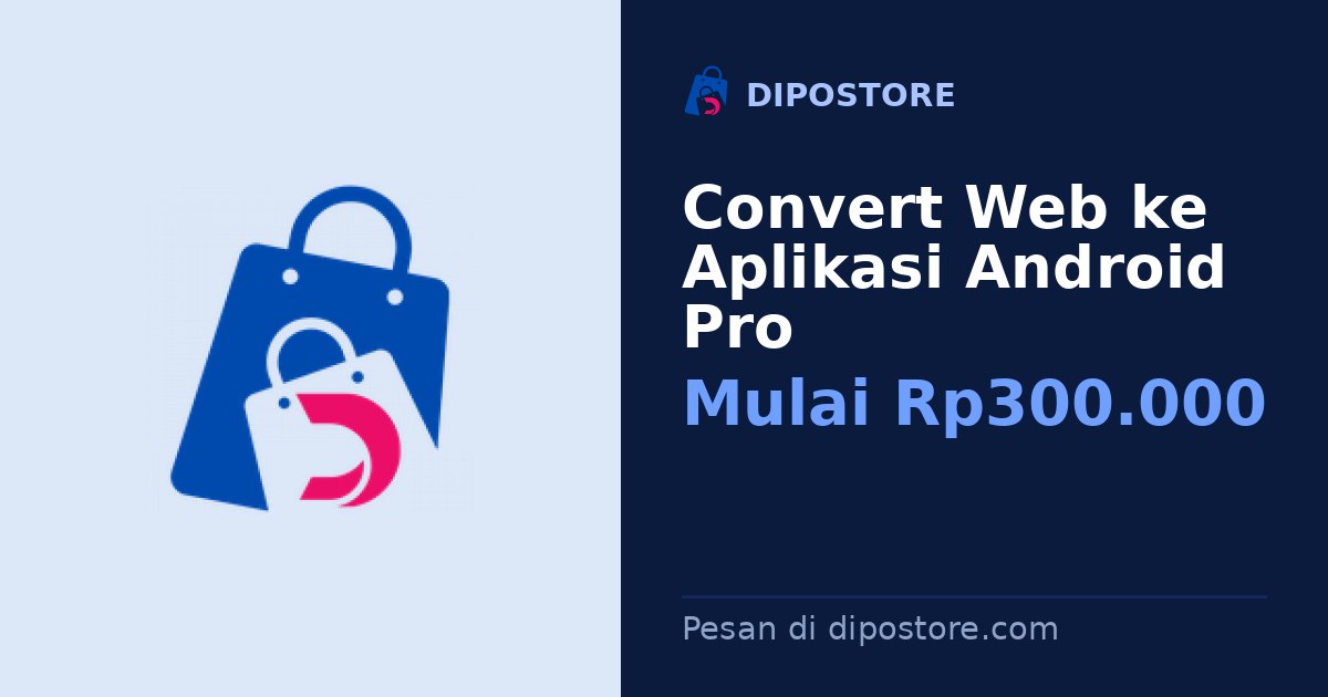 Convert Web ke Aplikasi Android Pro